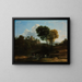Villa in het Romeinse platteland - Claude Lorrain — ingelijst kunstwerk aan de muur