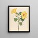 Hibiscus Hibiscus calyphyllus - Clemenz Heinrich Wehdemann — ingelijst kunstwerk aan de muur