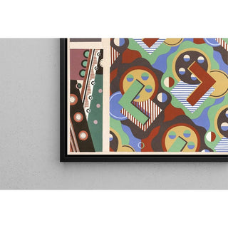 Collection decors et couleurs Pl.20 - Georges Valmier | Reproduction Tableau Décoration murale affiche copie