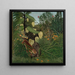Gevecht tussen een tijger en een buffel - Henri Rousseau — ingelijst kunstwerk aan de muur