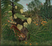 Gevecht tussen een tijger en een buffel - Henri Rousseau — weergave van het kunstwerk