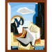 Reproductie van het schilderij Composition à l'oiseau - Louis Marcoussis