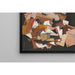 Reproductie van het schilderij Compositie op krantenpapier - Georges Valmier