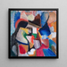 Kleurcompositie - John JonAnd — ingelijst kunstwerk aan de muur