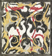 Ontwerp voor een schilderij van tegels met twee kamelen - Carel Adolph Lion Cachet — weergave van het kunstwerk