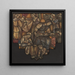Conception for a window in the City Hall of Amsterdam - Richard Nicolas Roland Holst — wall display of the artwork