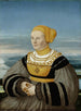 Portrait painting of Anna von Holzhausen in Ratzeburg - Conrad Faber von Kreuznach — artwork view
