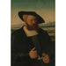 Portrait of a man with a Moor's head on his signet ring - Conrad Faber von Kreuznach — artwork view