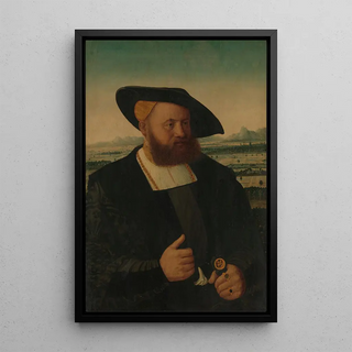 Conrad Faber von Kreuznach - Portrait of a Man with a Moors Head on His Signet Ring.webp
