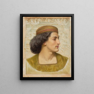 Constance Phillott - Profile portrait of a young man.webp