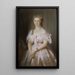 Reproduction of the painting La chanteuse Christina Nilsson - Constant Joseph Brochart