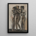 Reproductie van het schilderij De drie Graces - Constant Permeke