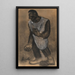 De zaaier - Constant Permeke — ingelijst kunstwerk aan de muur