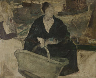 De vrouw van de visser - Constant Permeke — weergave van het kunstwerk