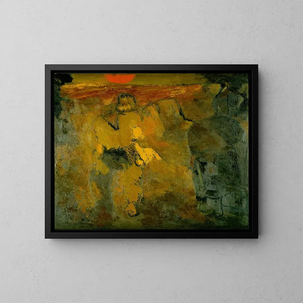 Onvoltooide landschap - Constant Permeke — ingelijst kunstwerk aan de muur