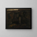 Old draft horse painting - Constant Permeke — framed artwork on a wall
