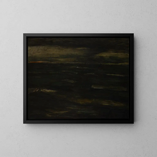 Marine schilderij donker - Constant Permeke — ingelijst kunstwerk aan de muur