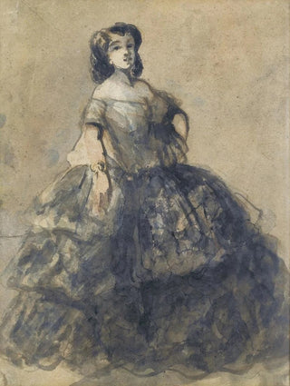 Constantin Guys - Jeune femme en crinoline.webp