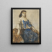 The Blue Knot - Constantin Guys — framed artwork on a wall