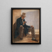 Martinus Rørbye - Constantin Hansen — framed artwork on a wall