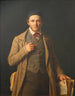 Portret van Gottlieb Bindesbøll - Constantin Hansen — weergave van het kunstwerk
