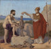 Prométhée die de mens vormgeeft uit klei - Constantin Hansen — weergave van het kunstwerk