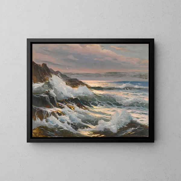 Zeilkunst - Constantin Westchiloff — ingelijst kunstwerk aan de muur
