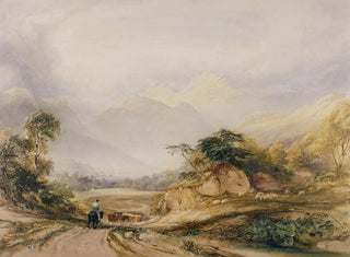 Les Pikes de Langdale - Copley Fielding — weergave van het kunstwerk