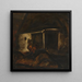 Koe op een hoop mest - Constant Permeke — ingelijst kunstwerk aan de muur