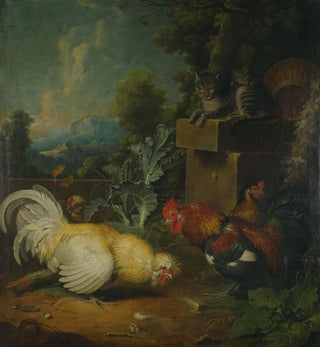 Coqs et chats - Jacob Samuel Beck