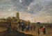 van het strandzicht in Scheveningen - Cornelis Beelt — weergave van het kunstwerk