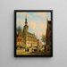 La mairie de Veere - Cornelis Christiaan Dommelshuizen — framed artwork on a wall