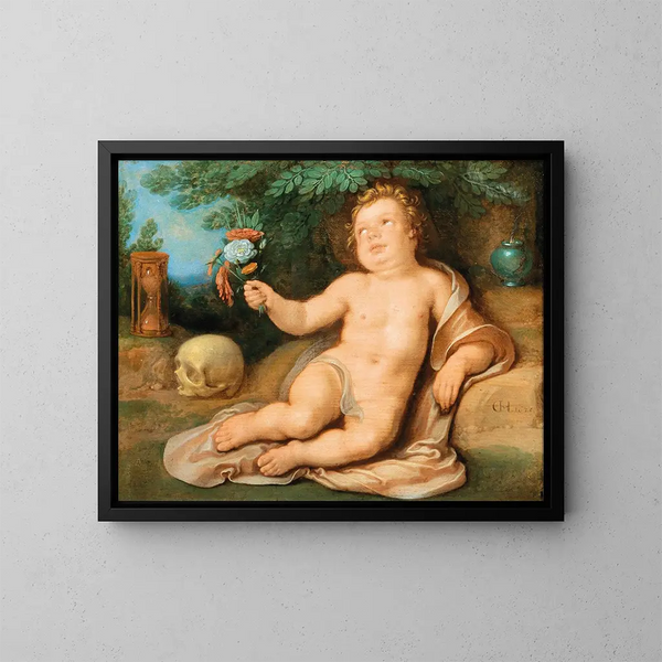 Een allegorie van de ijdelheid - Cornelis Cornelisz van Haarlem — ingelijst kunstwerk aan de muur