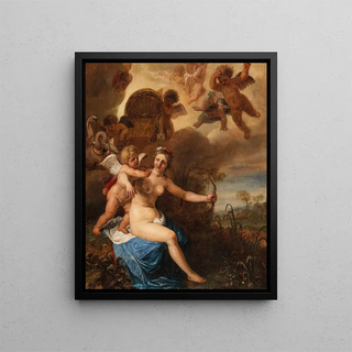 Cornelis Holsteyn - Venus taking away Cupids bow.webp