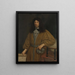 Johan Boudaen Courten 1635-1716 Seigneur de St Laurens Schellach et Popkensburg Conseiller de Middelbourg et Directeur de la Compagnie des Indes orientales - Cornelis Jonson van Ceulen — framed artwork on a wall