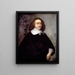 A Dutch gentleman - Cornelis Jonson van Ceulen the Younger — framed artwork on a wall