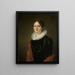 Marie Allebé Herckenrath Grandmother of the painter August Allebé - Cornelis Kruseman — framed artwork on a wall