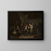 Fête dans une taverne - Cornelis Pietersz Bega — ingelijst kunstwerk aan de muur