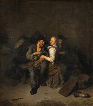 Cornelis Pietersz Bega - Young Couple in a Tavern.webp