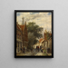 Rue d'Enkhuizen - Cornelis Springer — framed artwork on a wall