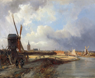 Cornelis Springer - View of The Hague.webp