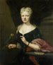 van het portret van Maria Magdalena Stavenisse, echtgenote van Jacob de Witte d'Elkerzee, adviseur van Zierikzee - Cornelis Troost — weergave van het kunstwerk