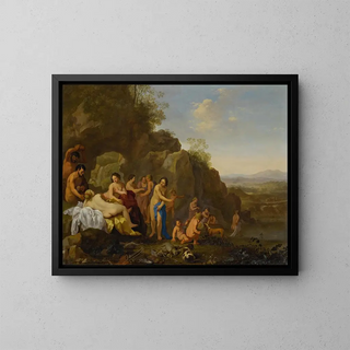Cornelis Van Poelenburch - Diana and her attendants in a landscape with the spoils of the hunt.webp