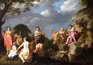 Cornelis Van Poelenburch - The Musical Contest between Apollo and Marsyas.webp