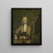 Portrait of Jan Maurits Quinkhard Painter - Cornelis Wever — framed artwork on a wall