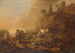 Landschap met herders en hun kuddes - Cornelis de Bie — weergave van het kunstwerk