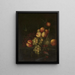 Natuurstudie met appels en druiven - Cornelis de Heem — ingelijst kunstwerk aan de muur
