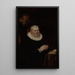 Reproductie van het schilderij portret van Willem van Meerbeeck met Sint Willem van Aquitaine - Cornelis de Vos