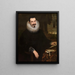 The Notary Barthel van den Berghe - Cornelis de Vos — framed artwork on a wall
