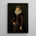 Reproductie van het schilderij Portret van Brechtje Overrijn van Schoterbosch - Cornelis van der Voort